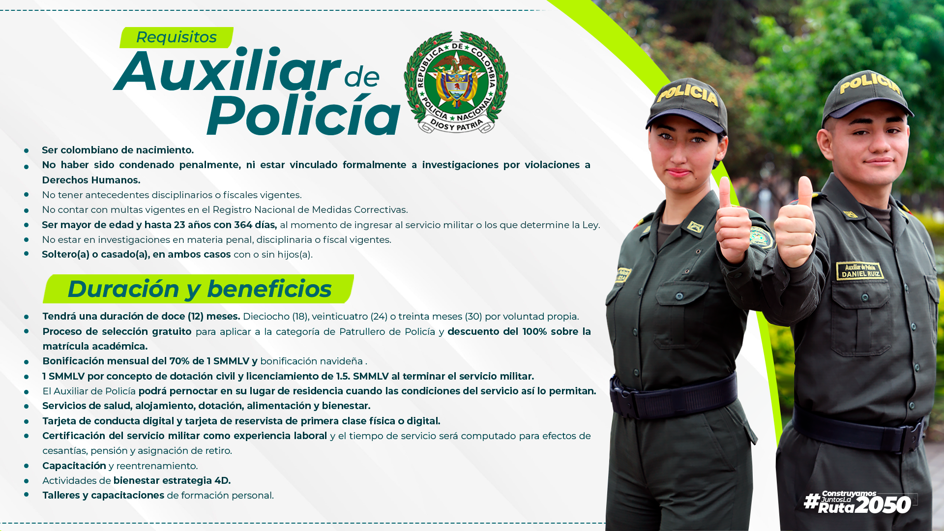Incorpórese a la Policía Nacional | Policía Nacional de Colombia